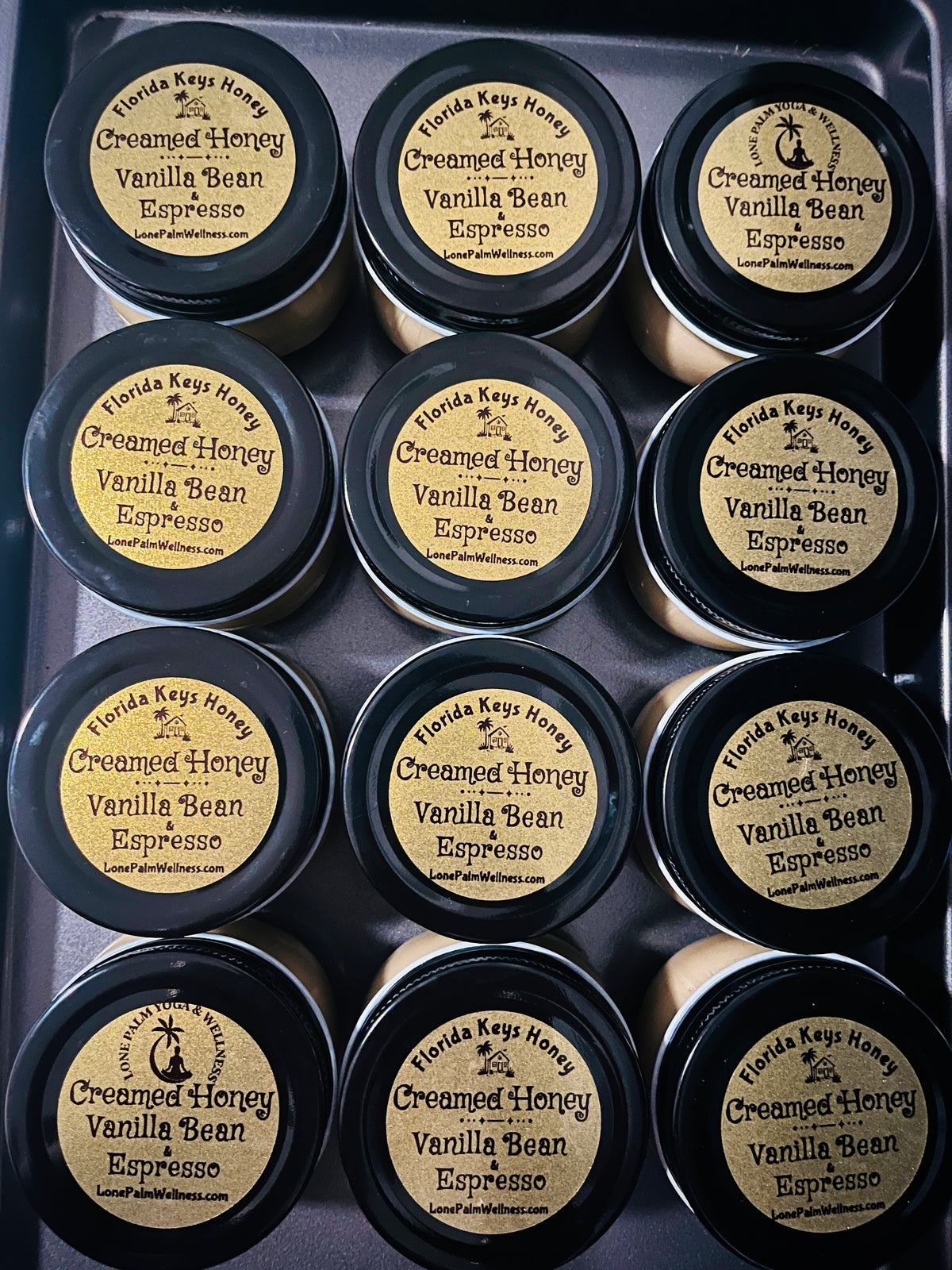 Vanilla Bean & Espresso Creamed Honey | Coffee Infused Raw Honey