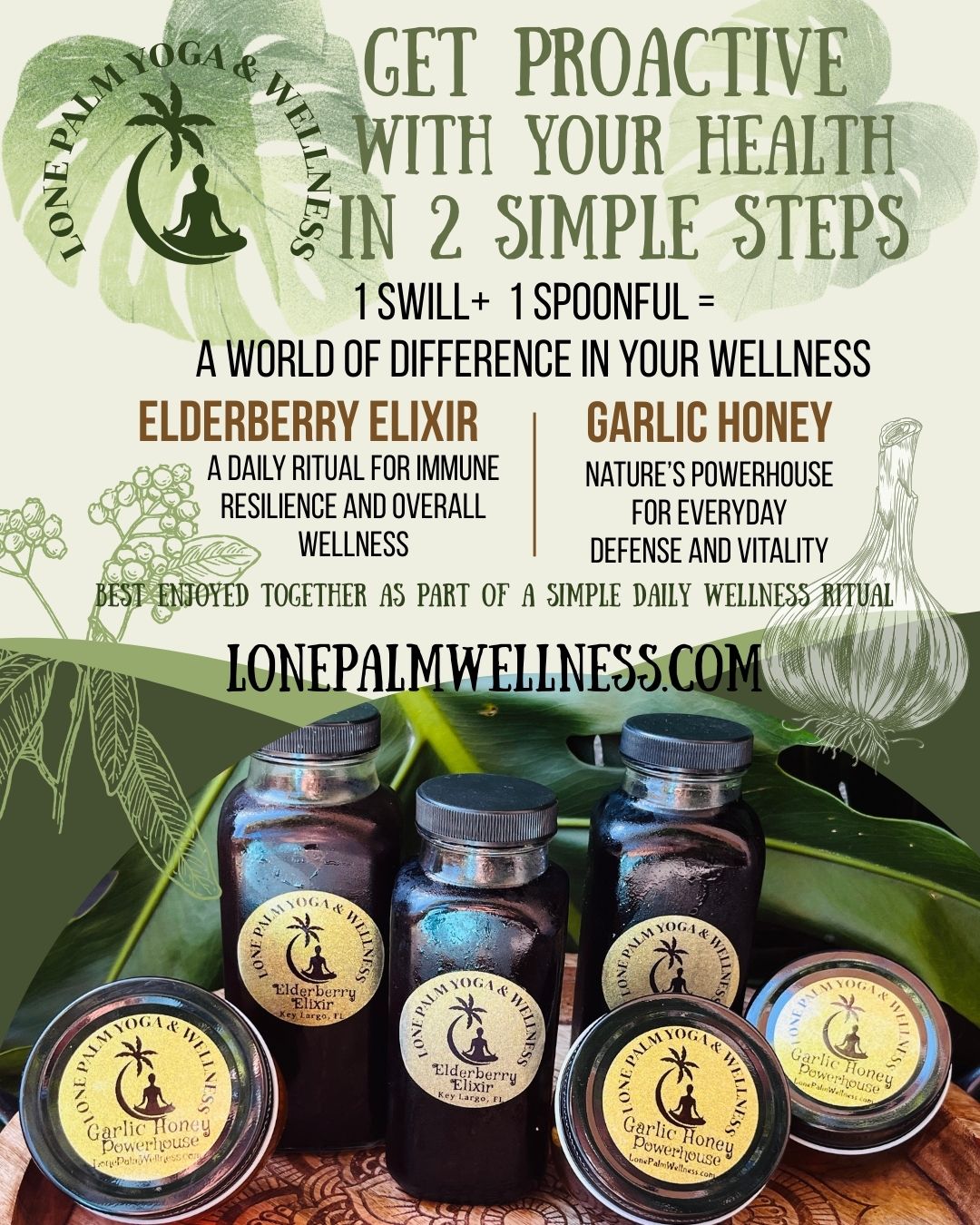 Proactive PowerHouse Bundle | Elderberry Elixir + Garlic Honey