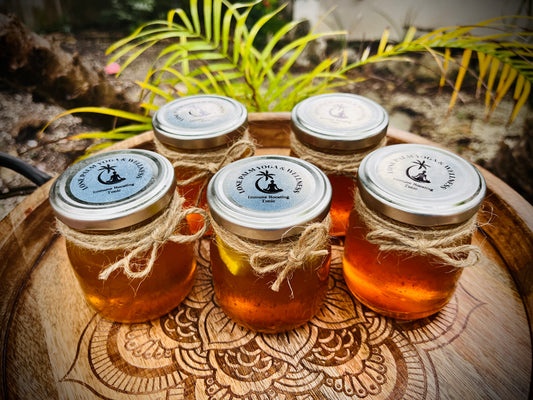 Immune Boosting Tonic Honey | Raw Honey + Ginger + Lemon