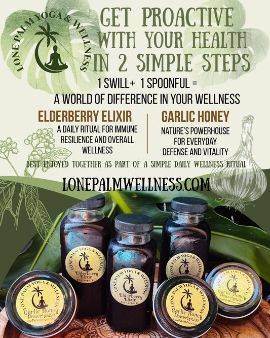 Proactive PowerHouse Bundle | Elderberry Elixir + Garlic Honey