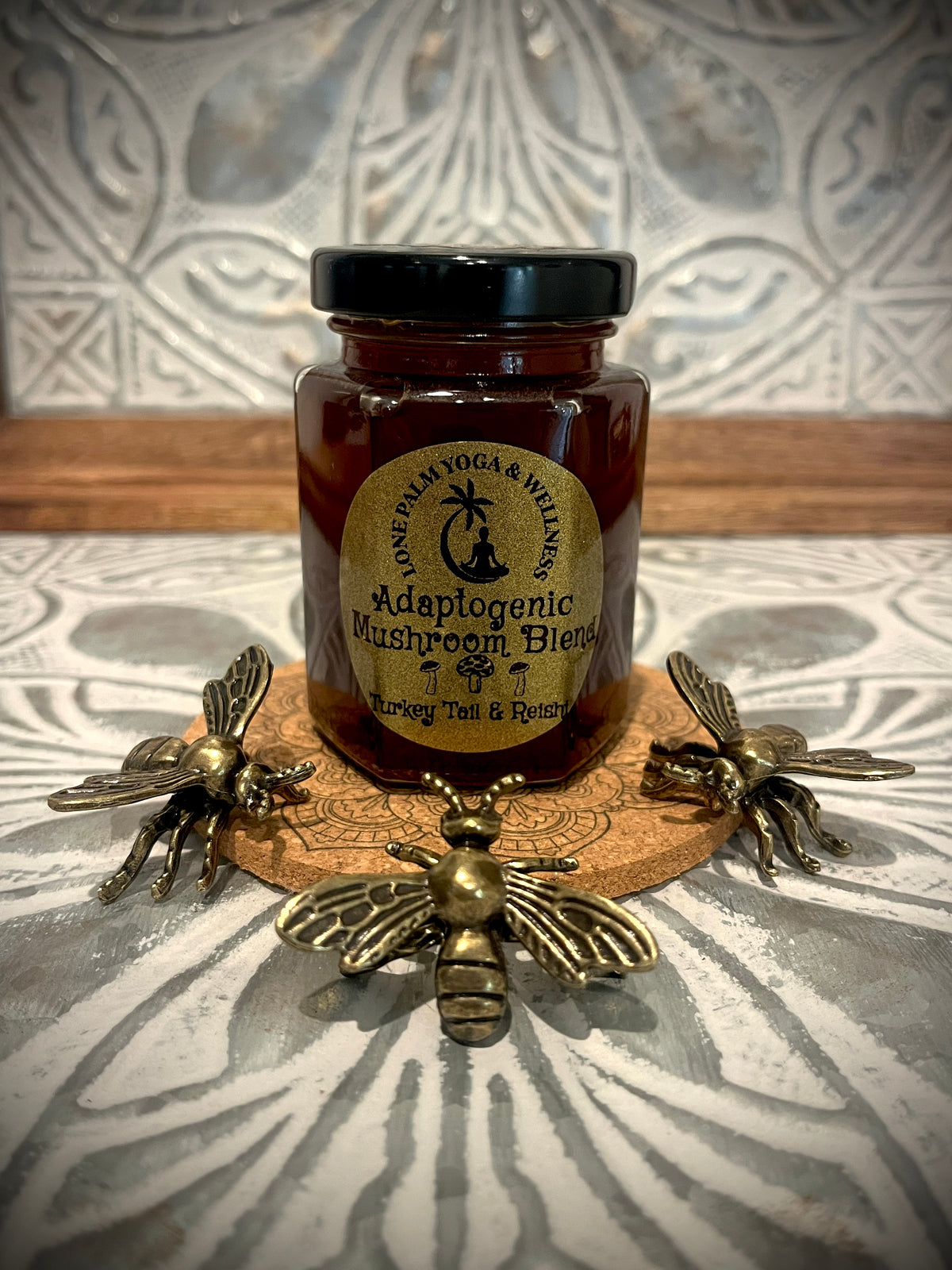Adaptogenic Mushroom Honey | Turkey Tail + Reishi