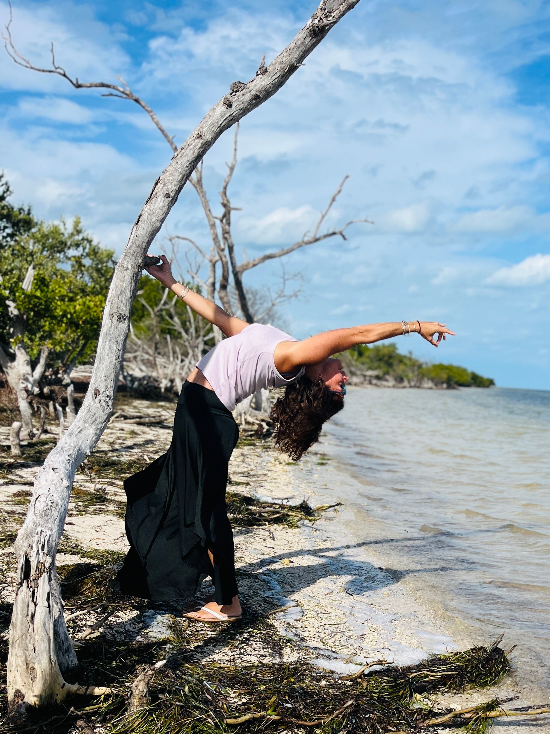 Yoga in the elements Florida Keys Lone Palm Wellness